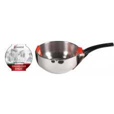 CASSERUOLA INOX 1M CM.12 C/BECCO 4812 (6pz)